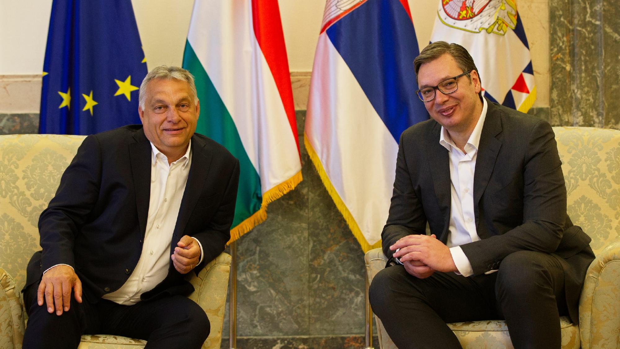 Az energiabiztonságról tárgyal Orbán Viktor Szerbia elnökével