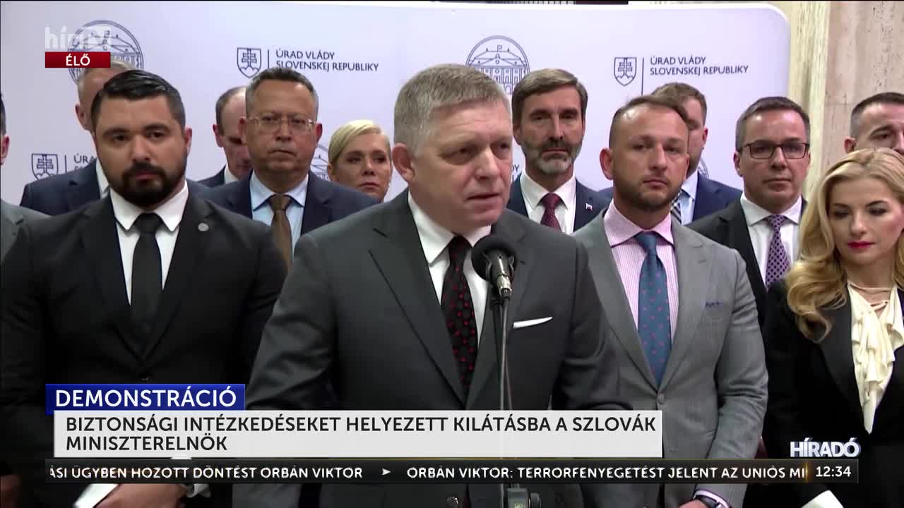 Robert Fico: Ez a Szlovák Köztársaság alkotmányos rendje elleni támadás + videó