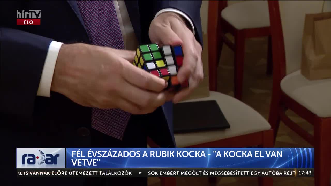 Radar – Fél évszázados a Rubik-kocka - „A kocka el van vetve” + videó