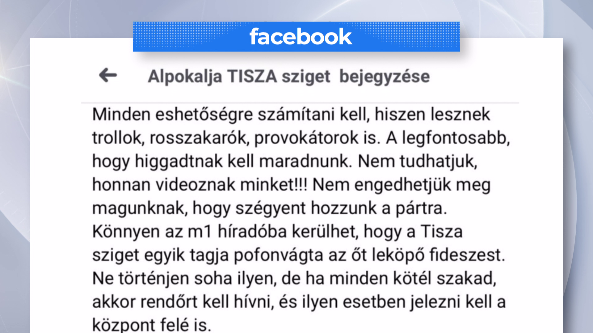 A köztéri kalapozás mellett egyéb szituációra is kiképzik a Tisza-szigetek tagjait + videó