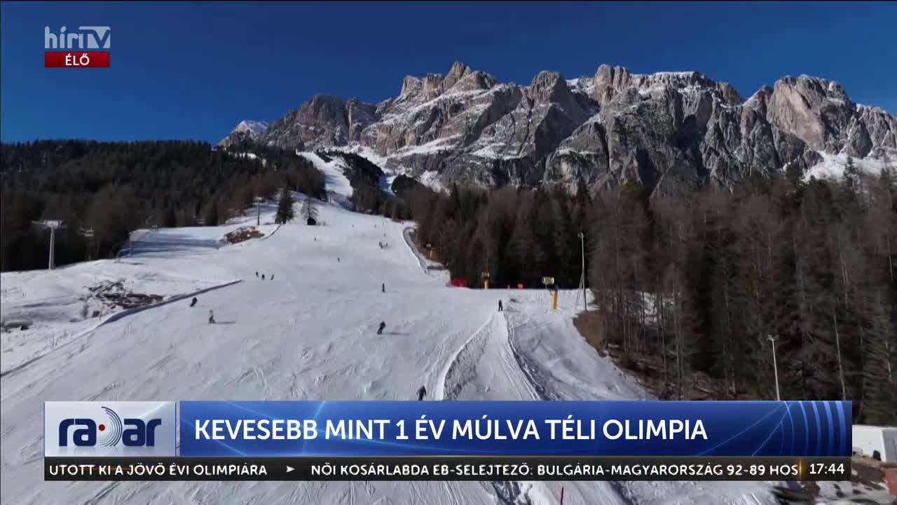 Radar - Valamivel kevesebb, mint egy év múlva téli olimpiát rendez a világ Olaszországban + videó