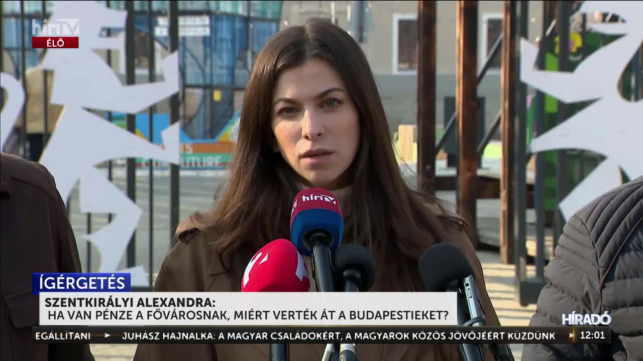 Szentkirályi Alexandra: A városháza park tökéletesen szimbolizálja a Karácsony Gergely-féle városvezetést + videó