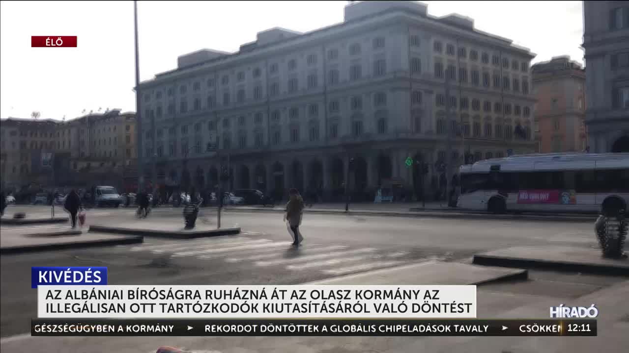 Az albániai bíróságra ruházná át a döntés jogát az olasz kormány az illegálisan ott tartózkodók kiutasításának kapcsán + videó