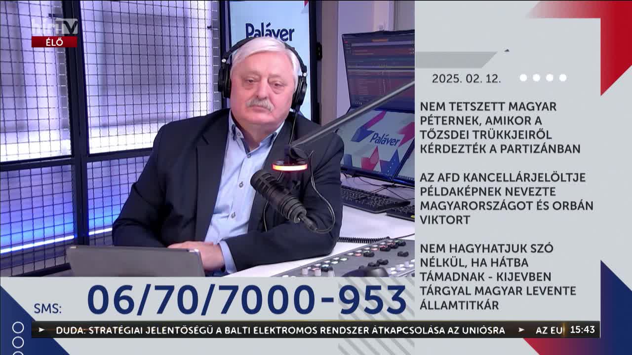 Paláver - Nem tetszett Magyar Péternek, amikor a tőzsdei trükkjeiről kérdezték a Partizánban + videó