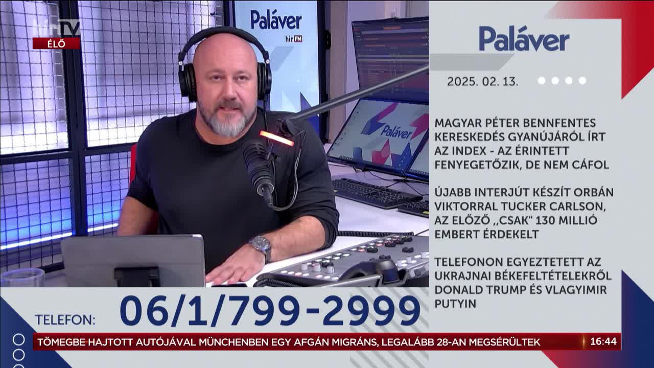 Paláver - Magyar Péter bennfentes kereskedésének a gyanújáról írt az Index + videó