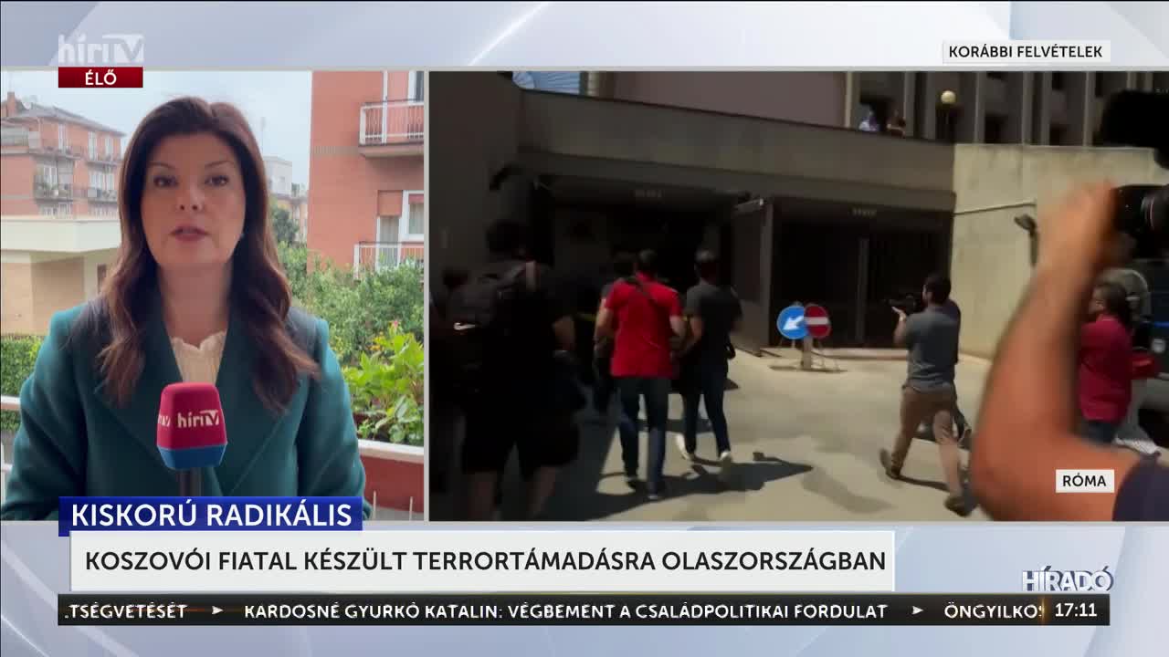 Koszovói fiatal készült terroristatámadásra Olszországban + videó