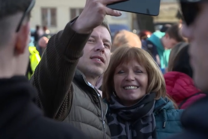 Magyar Péter Makón és Mórahalmon folytatta országjáró körútját  + videó