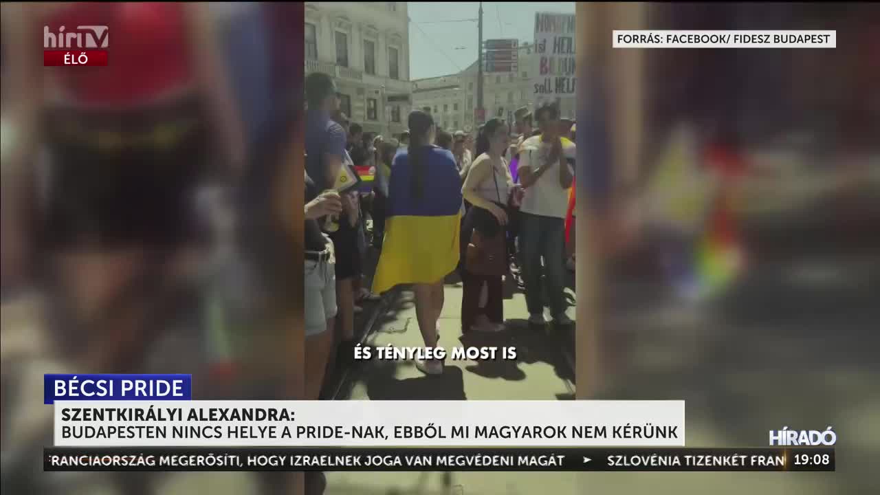 Szentkirályi Alexandra: A Pride-nak Budapesten nincs helye + videó