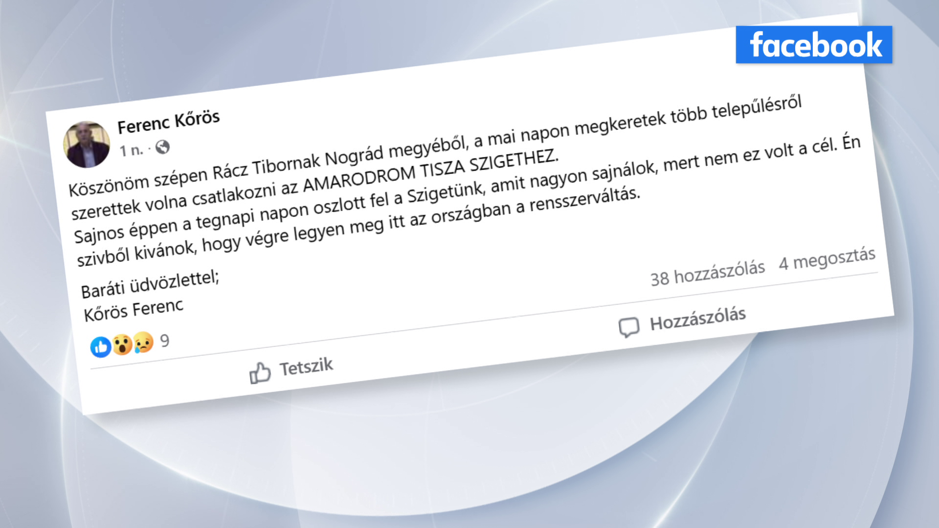 Baranyában oszlott fel az első roma Tisza-sziget Kép