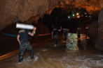 Az alacsony oxigénszint jelenti a legnagyobb gondot a thai barlangban