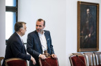 Konstruktív tárgyalásokat folytatott Manfred Weber Orbán Viktorral