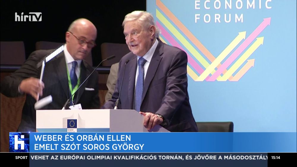 Weber és Orbán ellen emelt szót Soros György